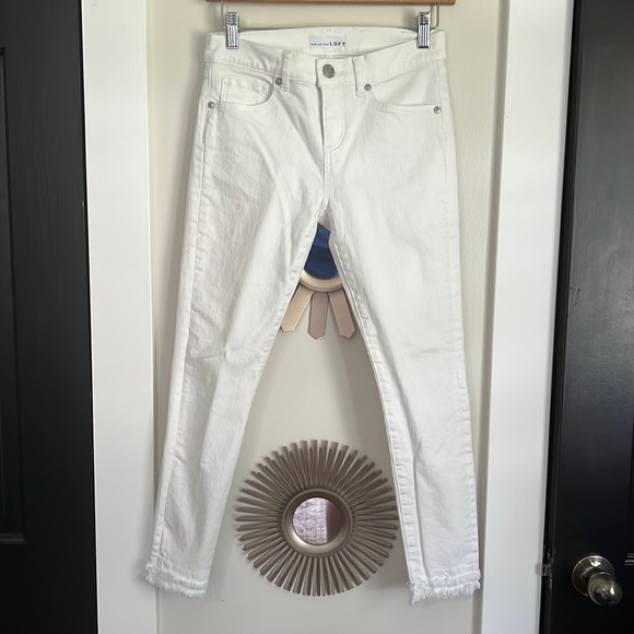 LOFT Denim - White denim jeans